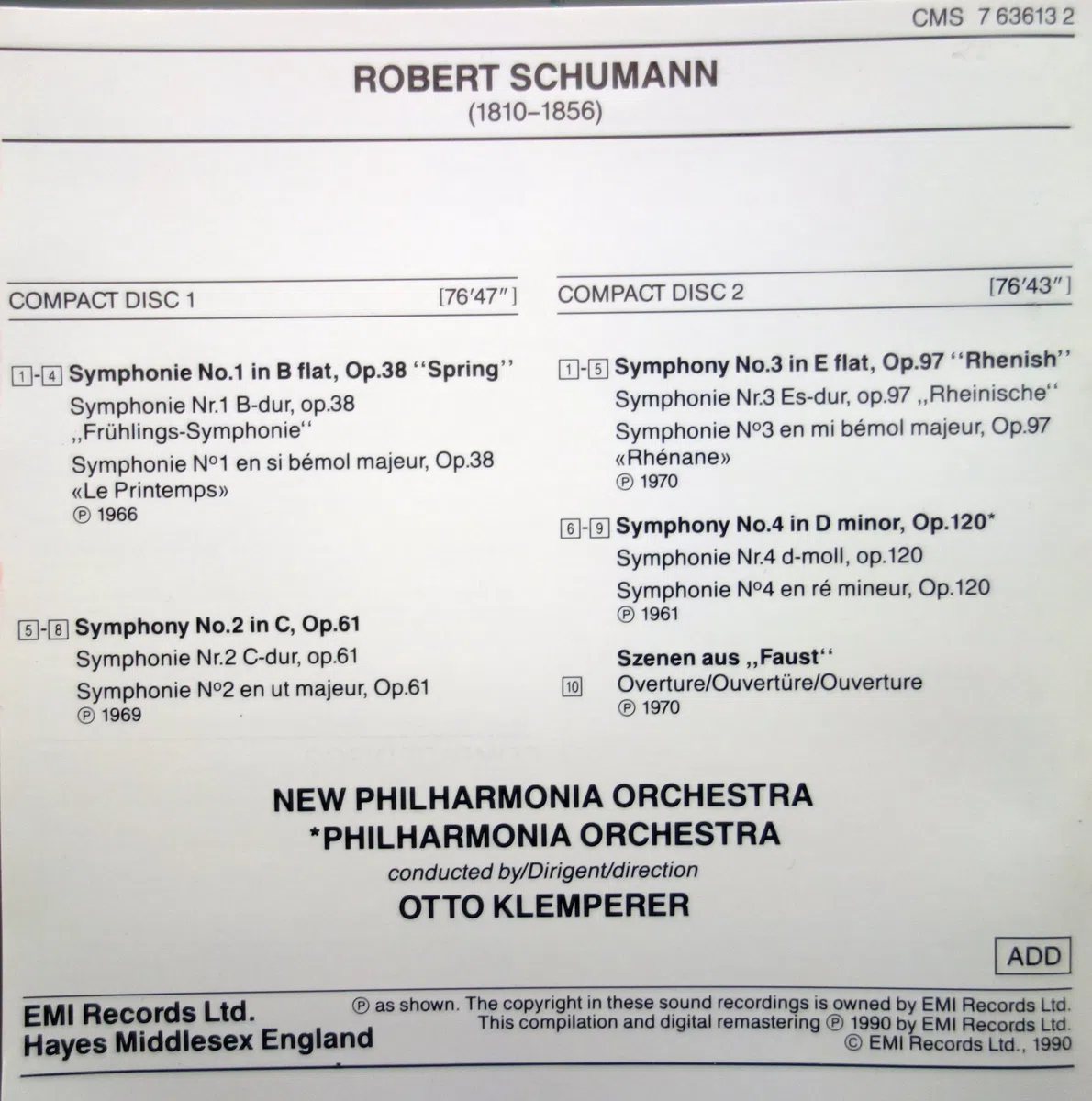 Symphonies 1-4